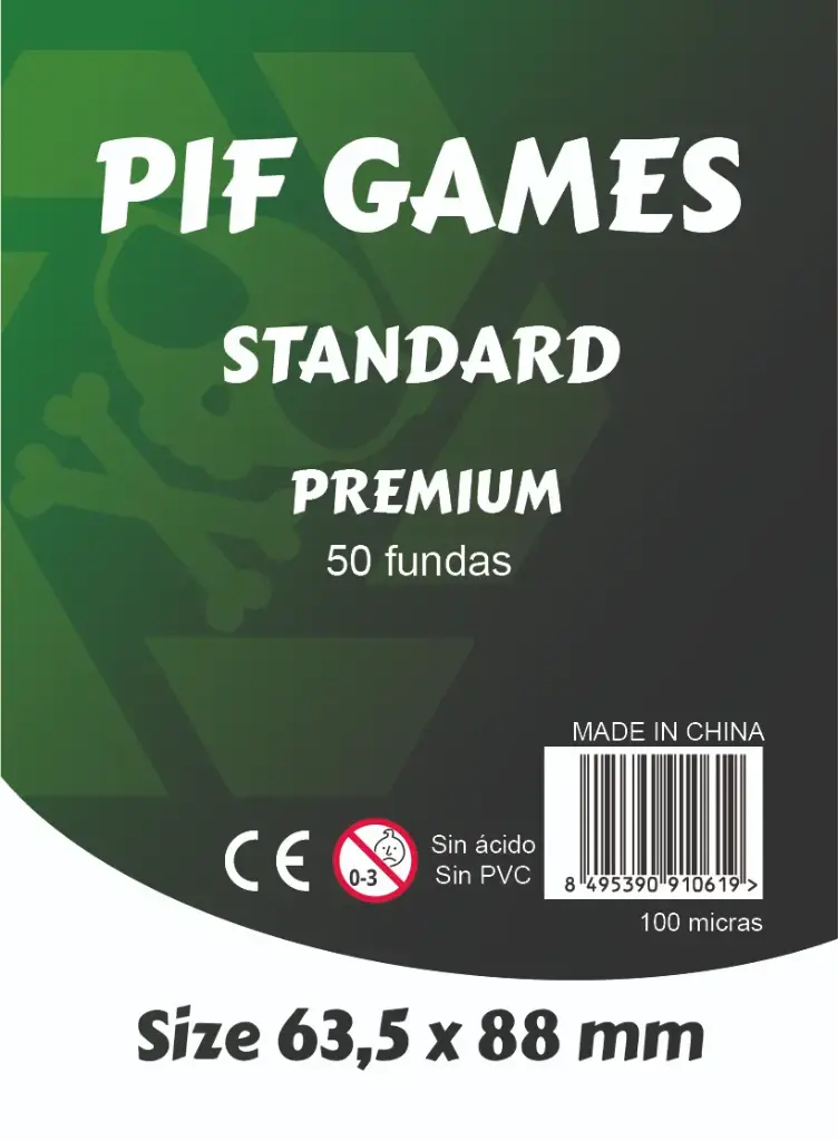 [PIF-F-STD] Fundas Standar - Premium 55 (63,5 x 88 mm)