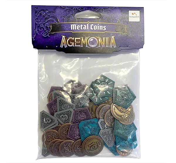 Agemonia. Monedas metálicas